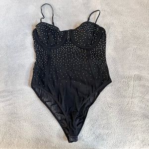 Whitefox Diamanté Bodysuit